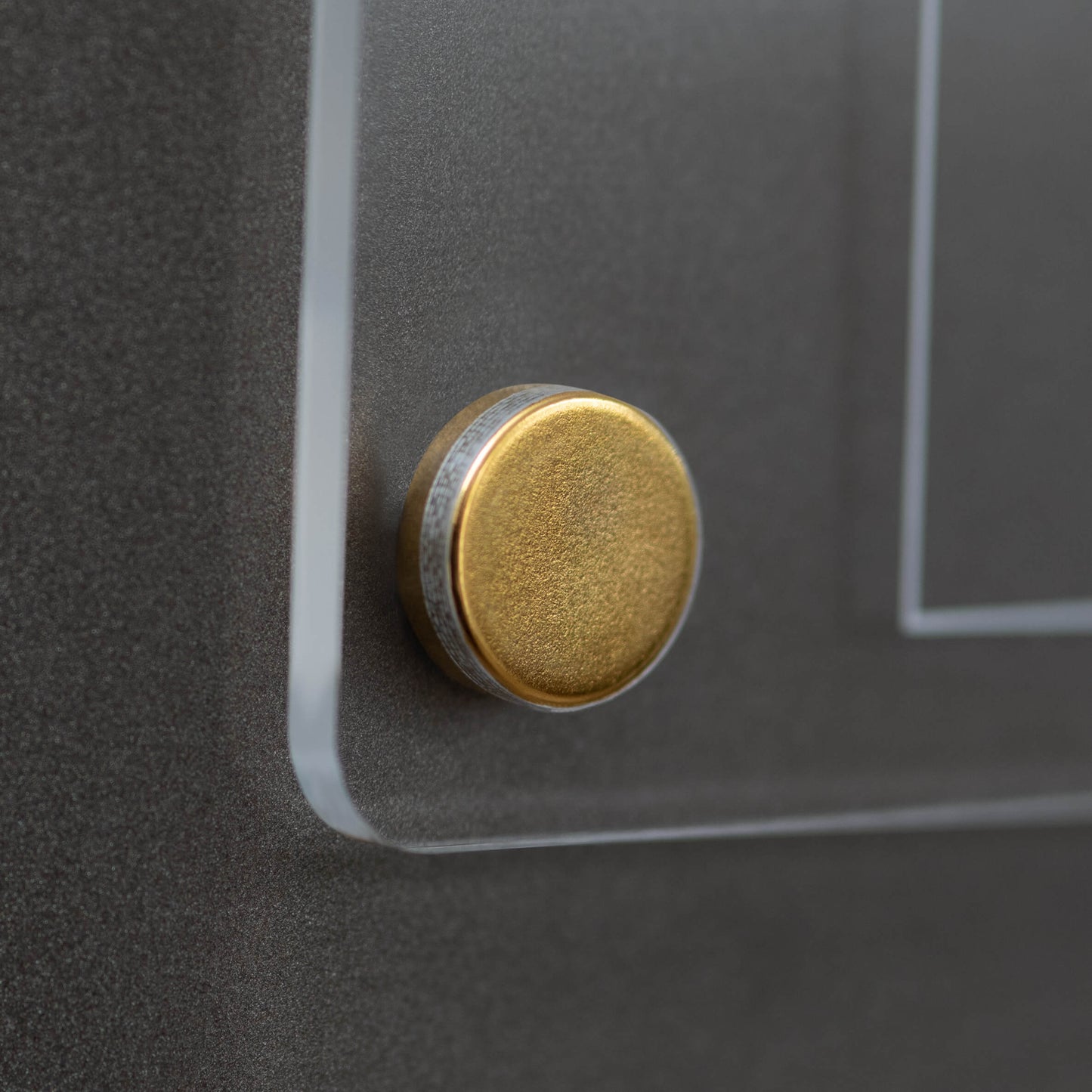 Beautiful gold finished magnets